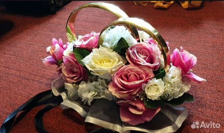 Свадебные украшения на машину аренда