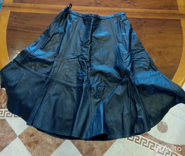 Кожаная юбка