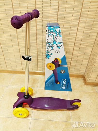 Детские трехколесные самокаты