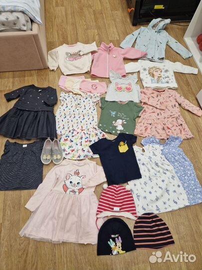Детские вещи пакетом на девочку 92