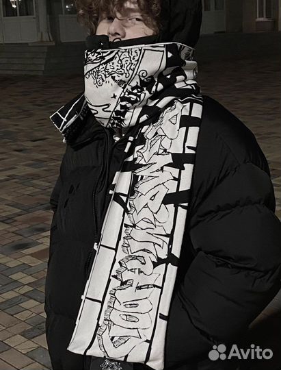 Шарф pimpin in hood