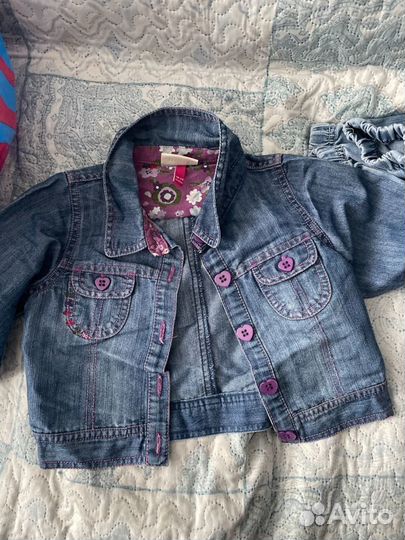 Детские джинсовые вещи