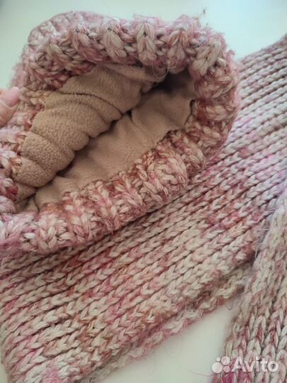 Комплект шапка, шарф