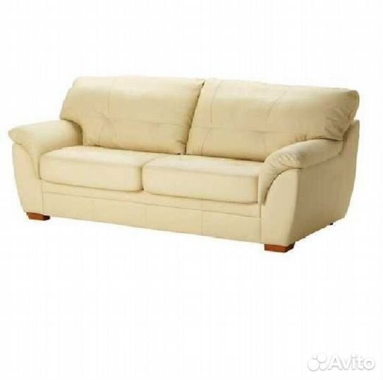 Кожаный диван IKEA