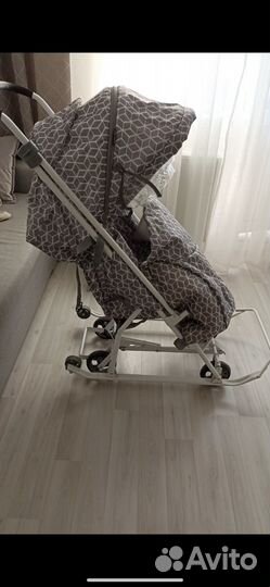 Санки коляска nika