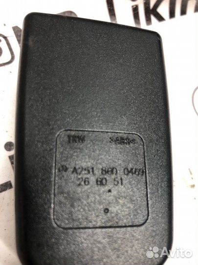 Замок ремня безопасности передний правый Mercedes