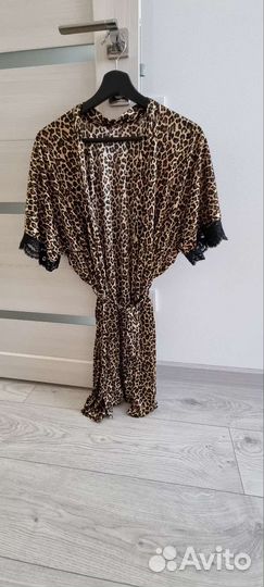 Халат женский шелковый