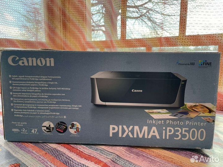 Цветной струйный принтер Canon Pixma ip3500