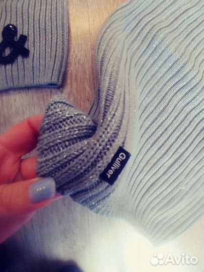 Шапка и снуд для девочки Gulliver 54