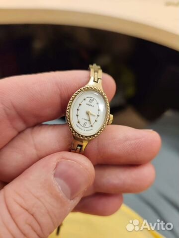 Часы женские, Чайка 17 камней, ходят, отл.сост