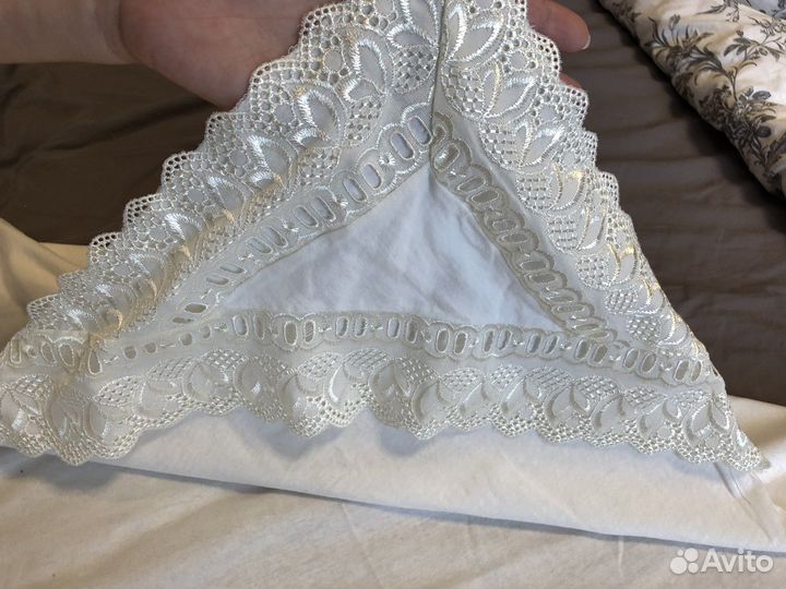 Пеленка уголок на выписку для малыша