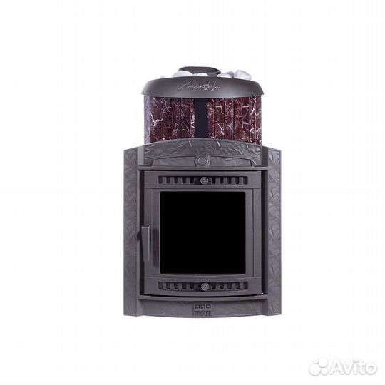 Печь Для Бани «Атмосфера L+ ктт» ламели «Россо Лев