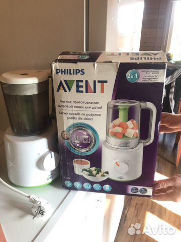 Пароварка-блендер philips avent (2в1)