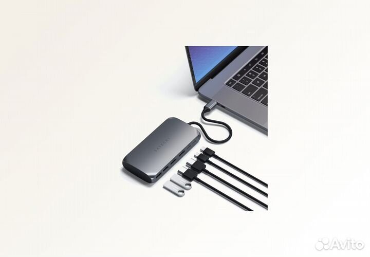 Переходник Satechi USB-C Multimedia M1 Dual USB-A