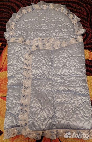 Конверт на выписку (осень- зима) для мальчика