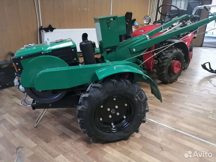 Мотоблок дизельный файтер 15 DE с фрезой