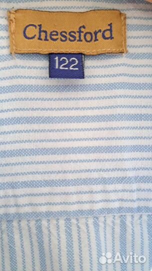 Школьная рубашка 122 размер