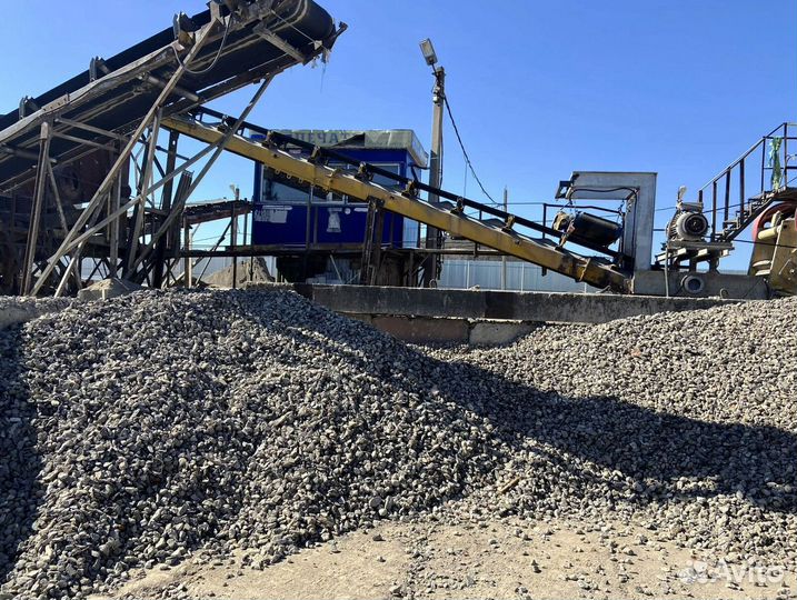 Щебень гравийный