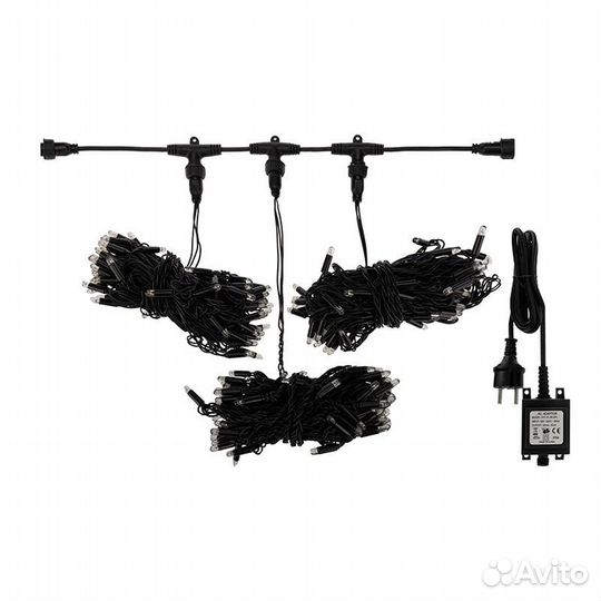 Гирлянда LED ClipLight 24V, 3 нити по 10 метров