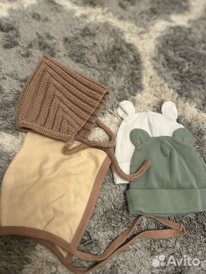 Шапочки для новорожденного