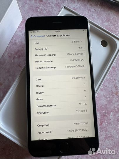 Телефон iPhone 6s Plus 128 gb