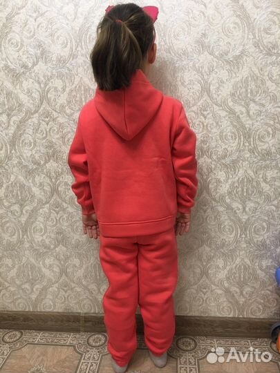 Спортивный теплый костюм с начёсом