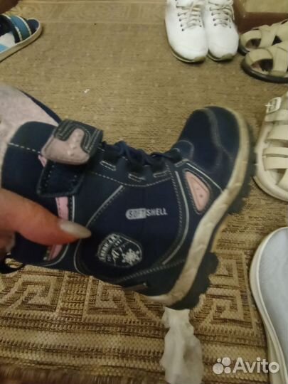 Ботинки осенние для девочки 28