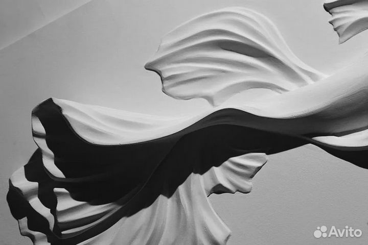 Барельеф / Панно Бойцовская рыбка