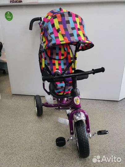 Велосипед - коляска 3колесный детский