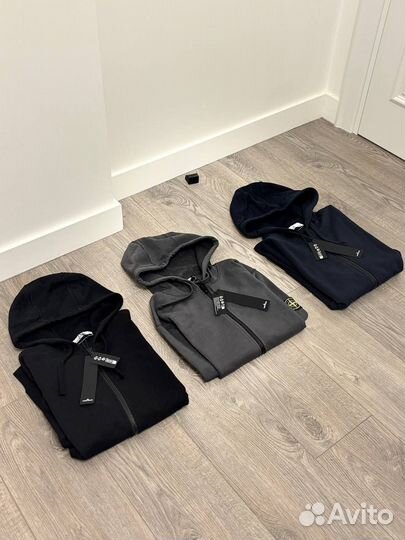 Зип худи stone island