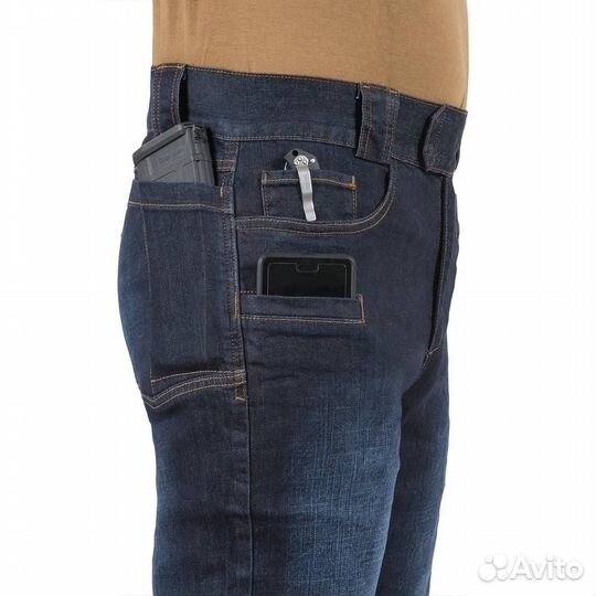 25706Брюки Helikon-Tex Greyman Tactical Jeans Deni