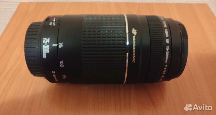 Фотообъектив canon 75-300 новый