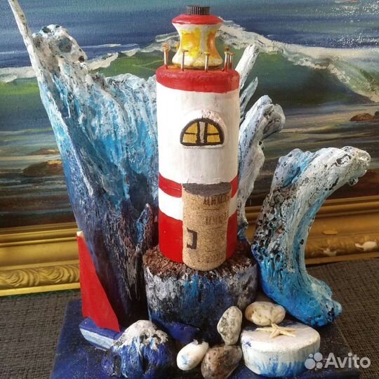 Сувенир. Дрифтвуд. Настольное украшение.Декор дома