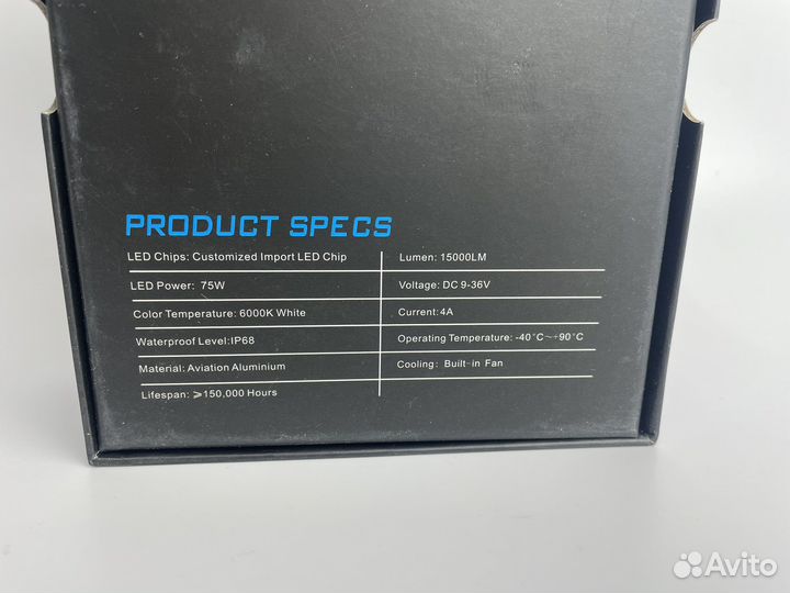 Светодиодные лампы hb4 75вт 15000лм