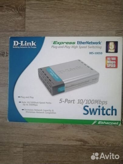 Коммутатор D-Link Des-1005D 5-port
