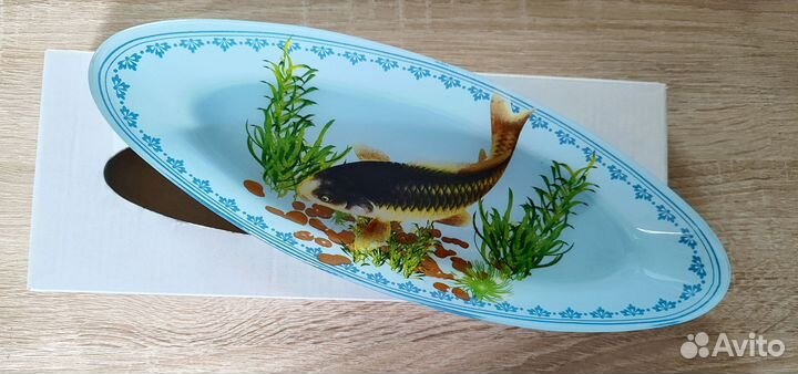 Блюдо селедочница стекло