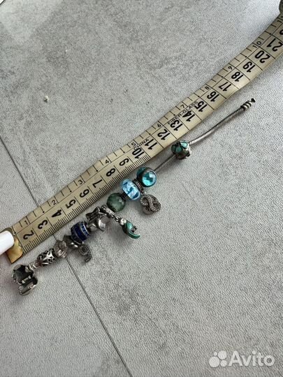 Браслет пандора с шармами