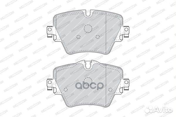 Колодки тормозные bmw x1 f48/ 2 f45/46 передние