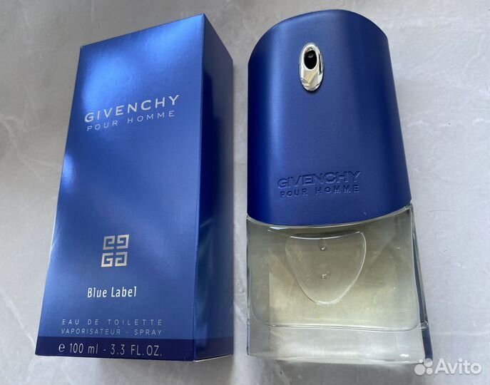 Givenchy pour homme blue label 100 мл