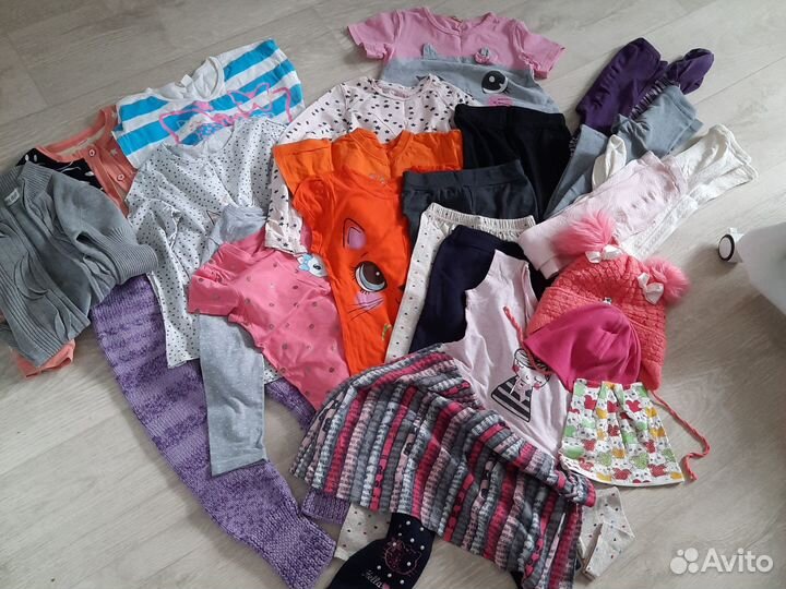 Вещи пакетом на девочку 122-134