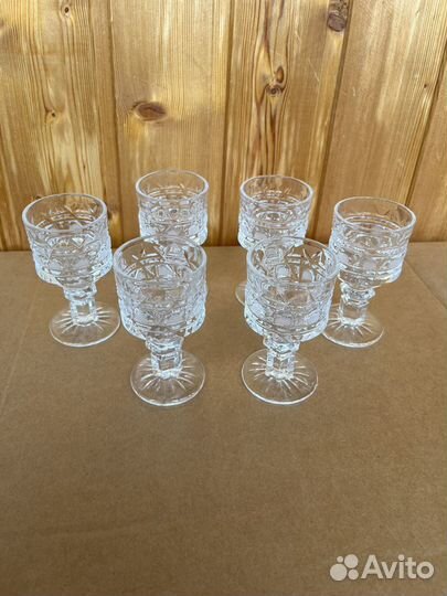 Набор хрустальных рюмок СССР