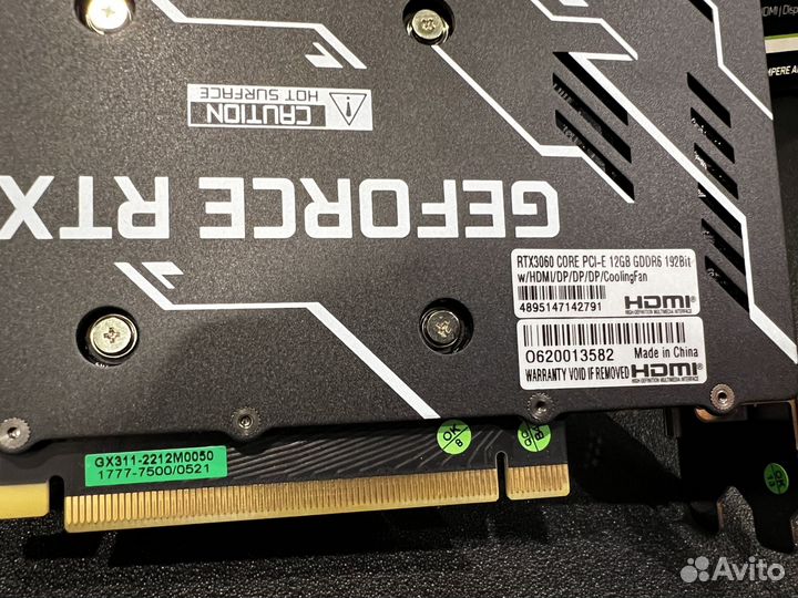 Rtx 3060 12GB kfa2