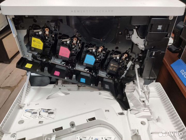 Цветной Принтер А4 Hp lj Enterprise M553x WiFi