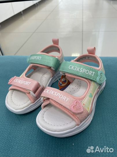 Босоножки для девочки 27 размер новые