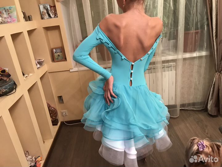 Платье Ю-1,латина,рост 134-140