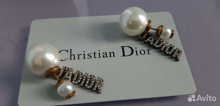 Серьги Christian Dior