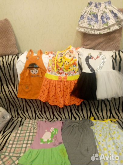 Платья на девочку 104 110 пакетом
