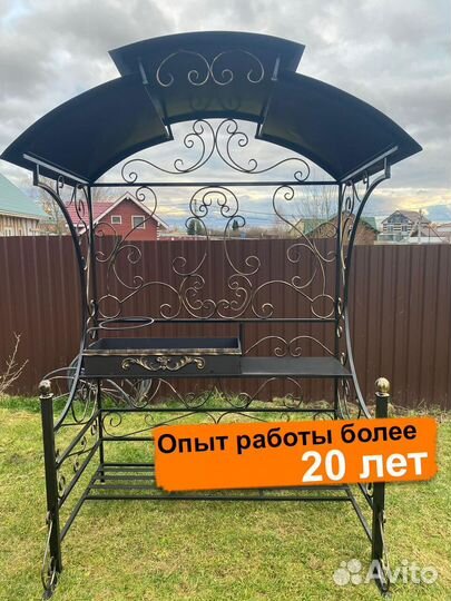 Мангал с печью под казан