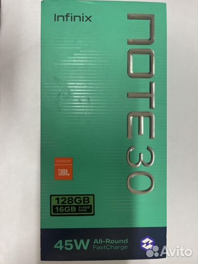 Infinix Note 30, 8/128 ГБ