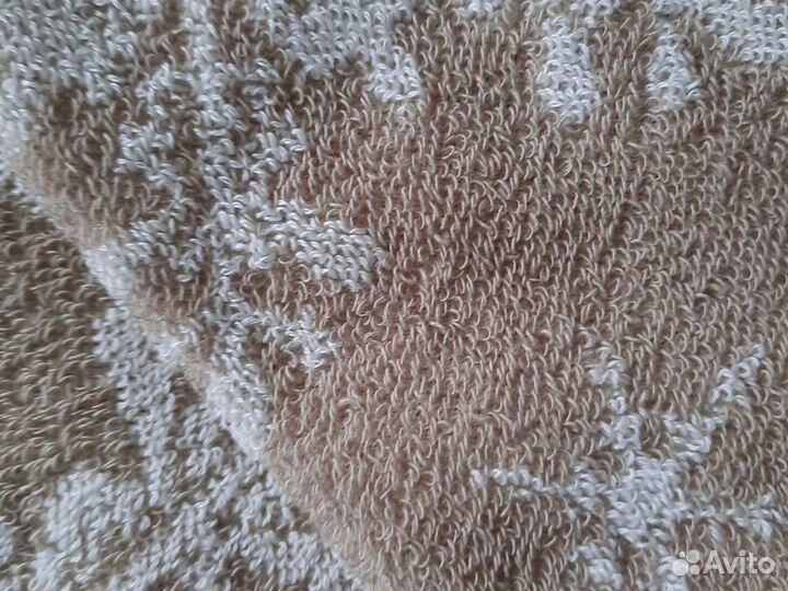 Махровое полотенце 50х90 со льном